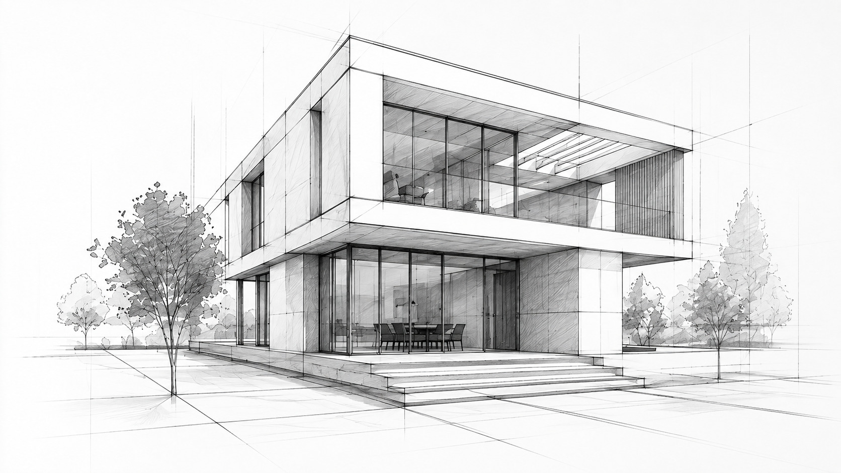 Estructura de vivienda en construcción en obra negra